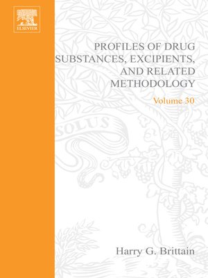 cover image of Profiles of Drug Substances, Excipients and Related Methodology